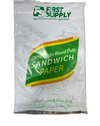 ورق ساندويتش ابيض
