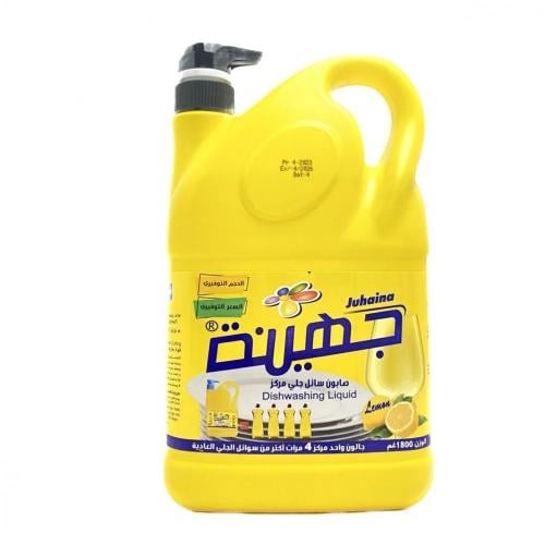سائل جهينة لغسيل أواني ليمون 1800 مل