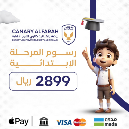 رسوم المرحلة الإبتدائية كاش