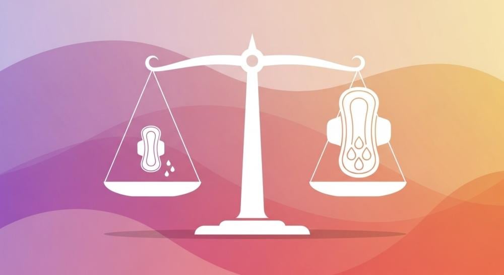 الفرق بين الفوط اليومية وفوط الدورة