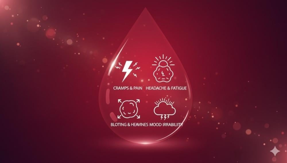 وش هي أعراض الدورة؟