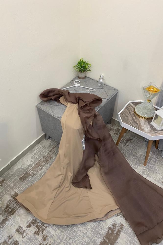 فستان كريب ودي جيرل ذيل