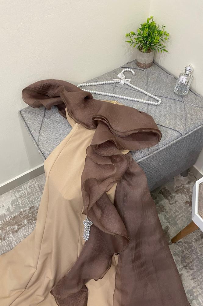 فستان كريب ودي جيرل ذيل