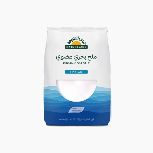 ملح بحري طبيعي 500 ج ارض الطبيعة