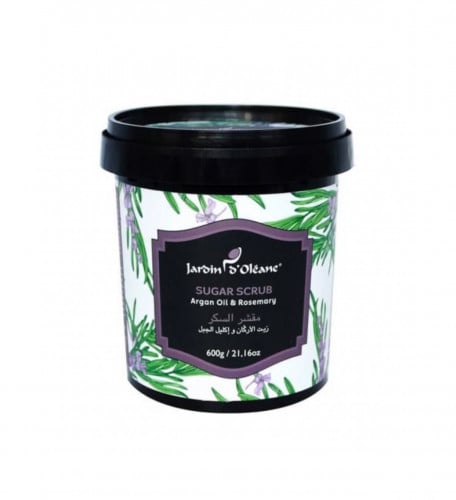 جاردن دي اوليان مقشر السكر المغربي بزيت الأركان وإكليل الجبل 600 جم