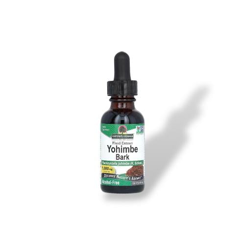 ناتشرز أنسر‏, لحاء اليوهمبي ، خالٍ من الكحول ، 1،000 ملجم ، 1 أونصة سائلة (30 مل)