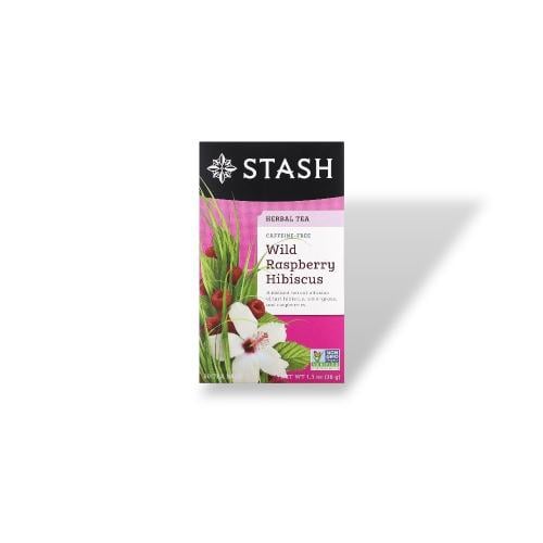 شاي عشاب توت بري كركديه  خالي من الكافيين، 20 كيس