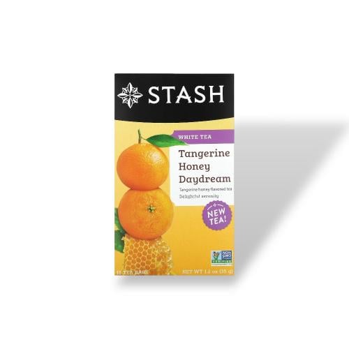 شاي أبيض ، عسل اليوسفي ، أحلام اليقظة ، 18 كيس شاي ، 1.2 أونصة (35 جم)