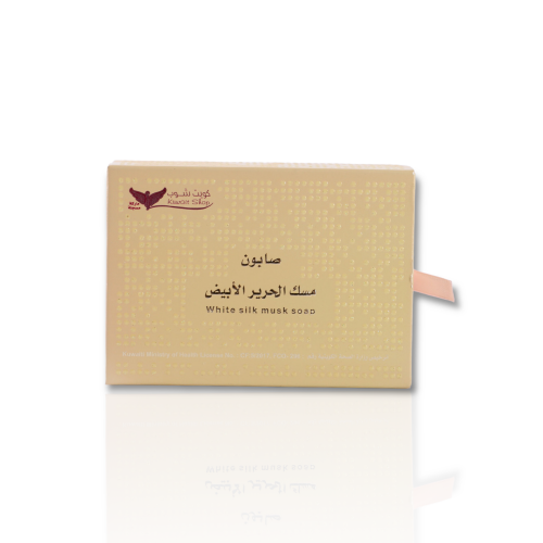 صابون مسك الحرير الأبيض 100جرام