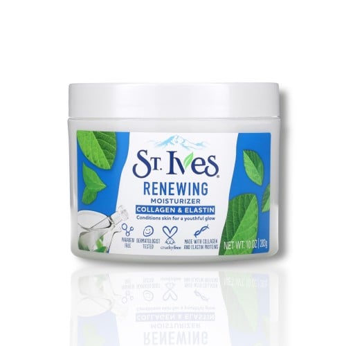 مرطّب تجديد البشرة بالكولاجين والإيلاستين، 10 أونصات (283 جم)