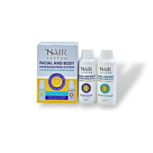 مجموعة تشقير شعر الوجه والجسم