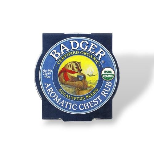 دهون عضوي عطري للصدر، أوكاليبتوس (كافور) ونعناع، 0.75 أوقية (21 غرام)