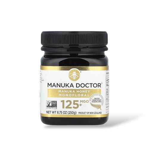 عسل المانوكا أحادي الأزهار، ميثيل جليوكسال 125+، 8.75 أونصة (250 جم)