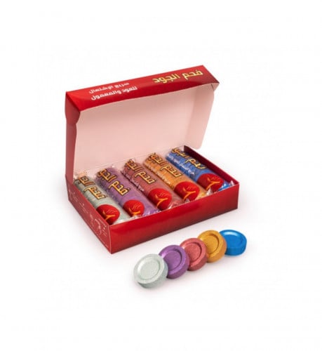 فحم الجود الملون سريع الاشتعال 50 قرص فحم الجود