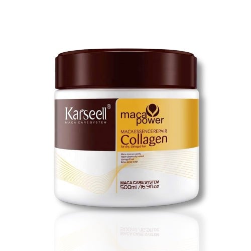 قناع علاج الشعر بالكولاجين والماكا من كارسيل - 500 مل