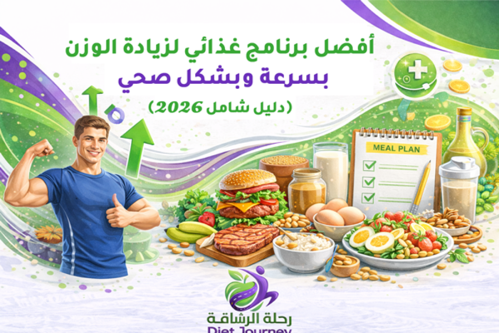 أفضل برنامج غذائي لزيادة الوزن بسرعة وبشكل صحي (دليل شامل 2025)
