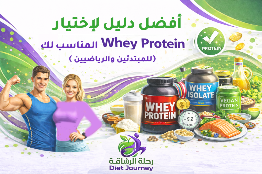 أفضل دليل لاختيار Whey Protein المناسب لك (للمبتدئين والرياضيين)