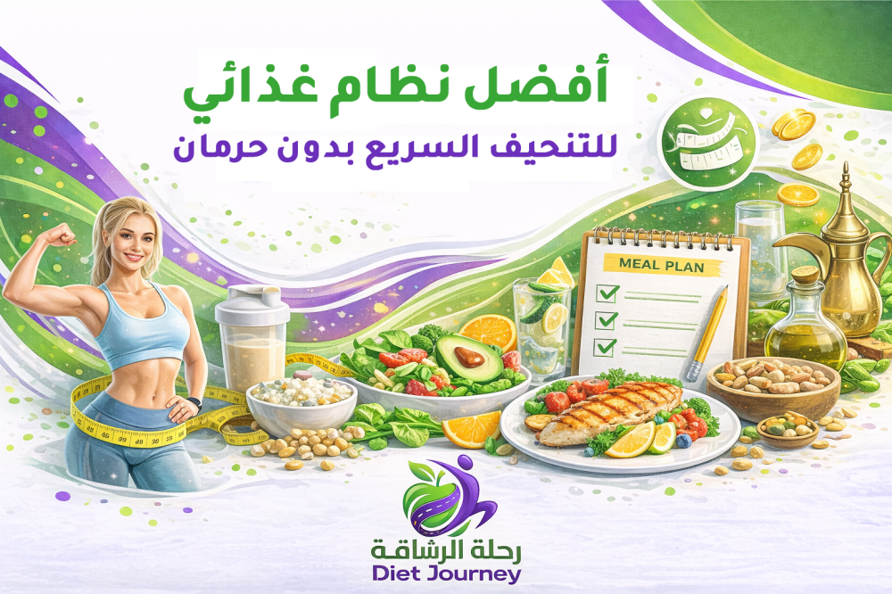 أفضل نظام غذائي للتنحيف السريع بدون حرمان