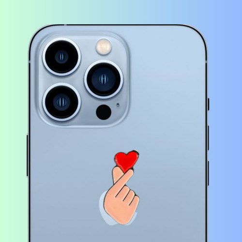 استكر معدني قلب