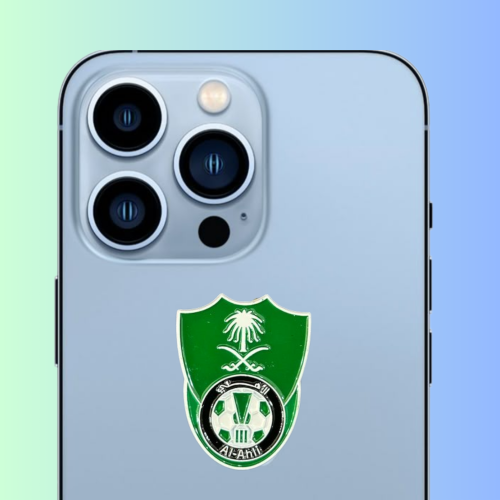 استكر معدني شعار الأهلي