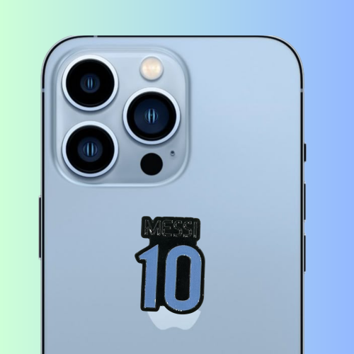 استكر جوال معدني ميسي