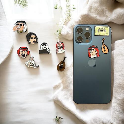 استكر جوال معدني فنانين