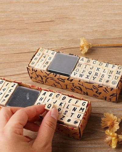 ختم خشبي حروف انجليزيه