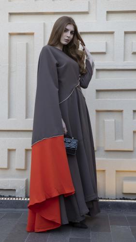 فستان اماني لون نحاسي