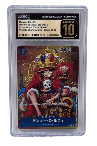 2023- One Piece Luffy JPN Promo CGC Pristine 10