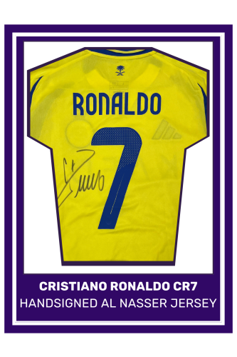 Cristiano Ronaldo Al Nassr Signed Jersey Set