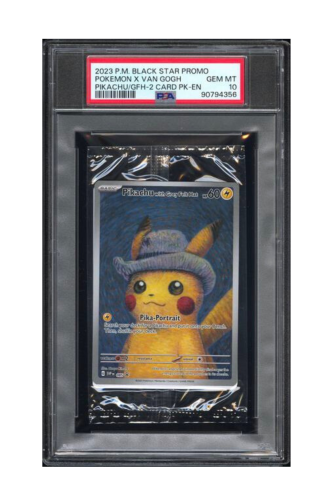 Sealed* Van Gogh Grey Felt Pikachu PSA 10