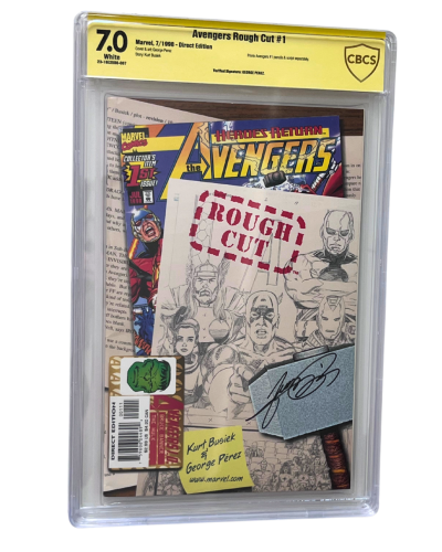 George Perez Signed 1998 "Avengers: Rough Cut" Iss...