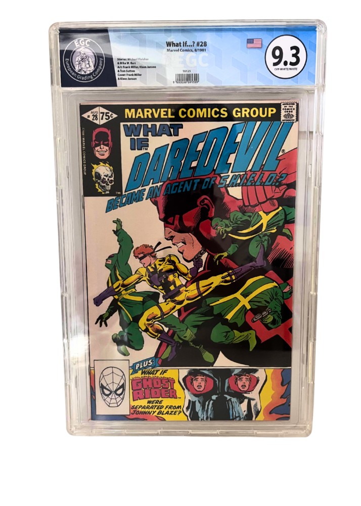 Daredevil Marvel Comic #28 1981, Graded 9.3