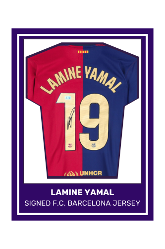 Lamine Yamal Barcelona Signed Jersey