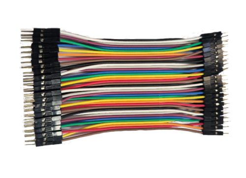 أسلاك ذكر - ذكر عدد 40 M-M duPont wires