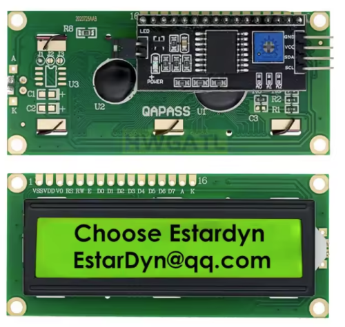 شاشة صغيرة IIC LCD1602 Green