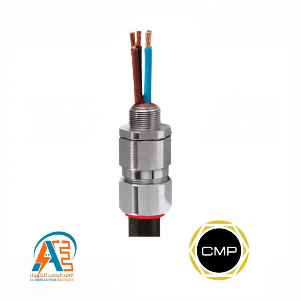 CMP CABLE GLAND BARRIA TYPE DOUBLE CPMPRESSION FOR UN-ARMORED CABLE TYPE PXSS2K EX  BRASS NICKLE PLATED SIZE: M25