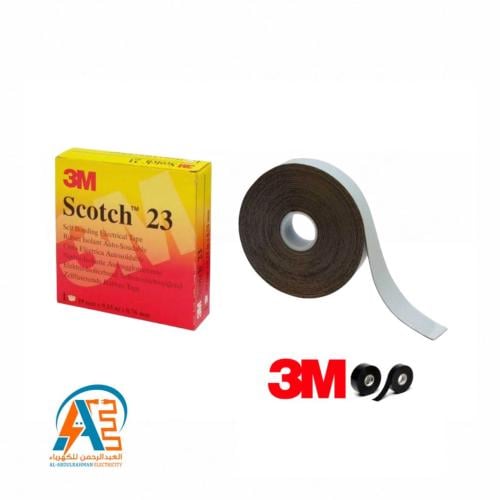 3M SCOTCH® 23 BLACK SELF AMALGAMATING TAPE 19MM X...