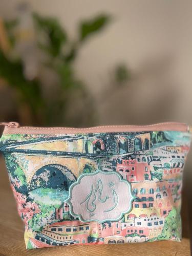 حقيبة قماشية مطرزة zipper pouch