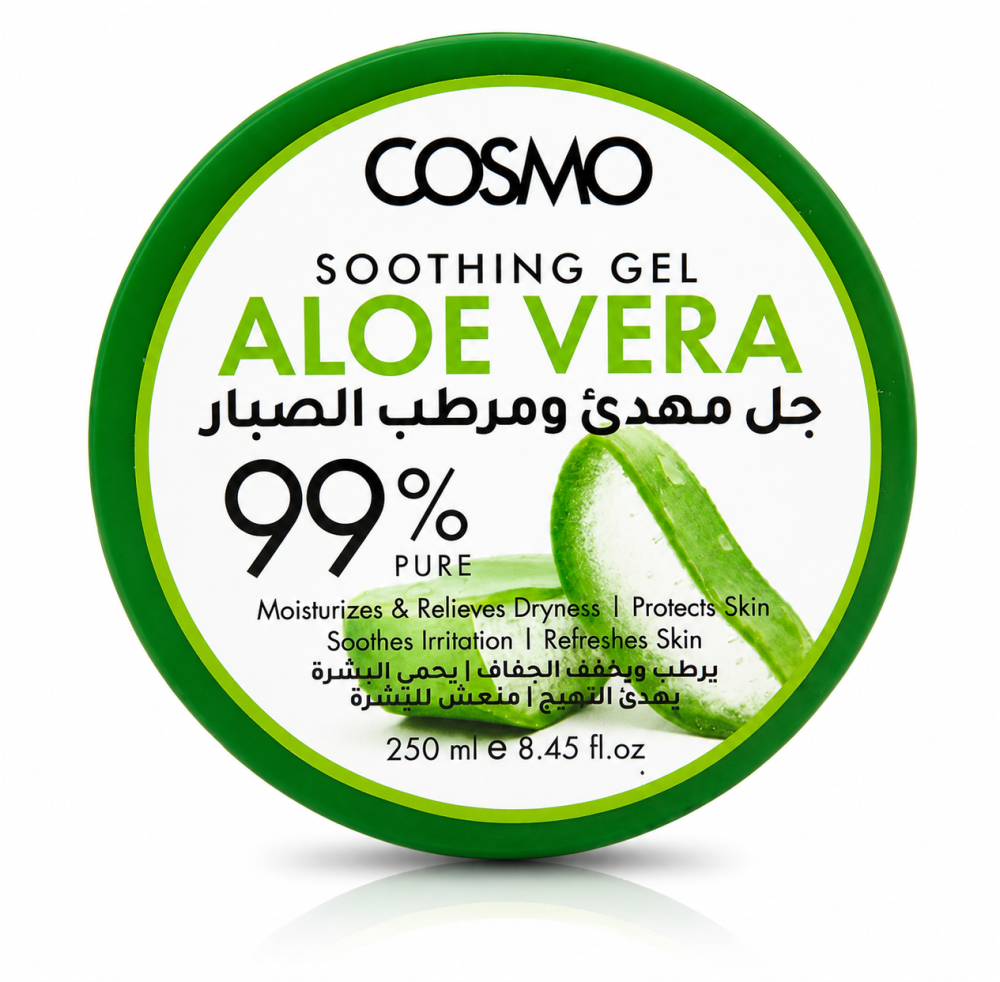 Cosmo Aloe Vera Moisturizing Gel 250ml - NEW -