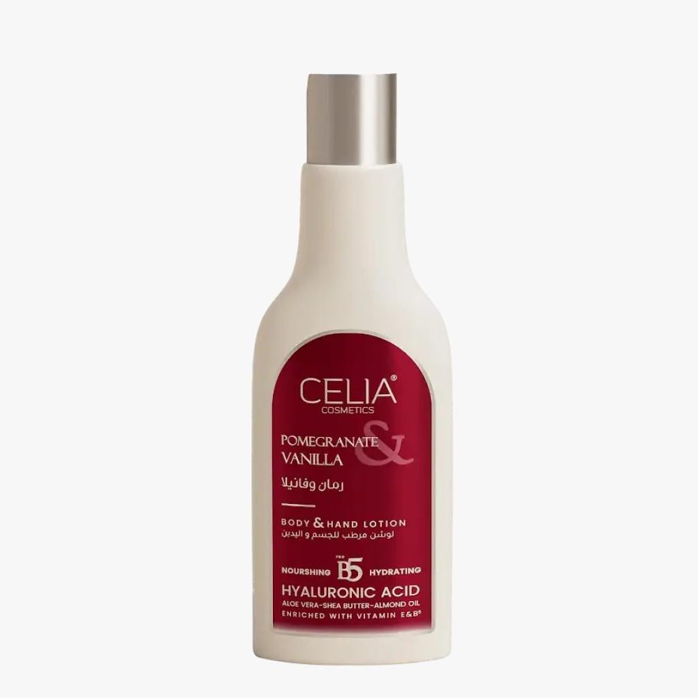 Celia Moisturizing Body and Hand Lotion with Pomegranate and Vanilla 200ml