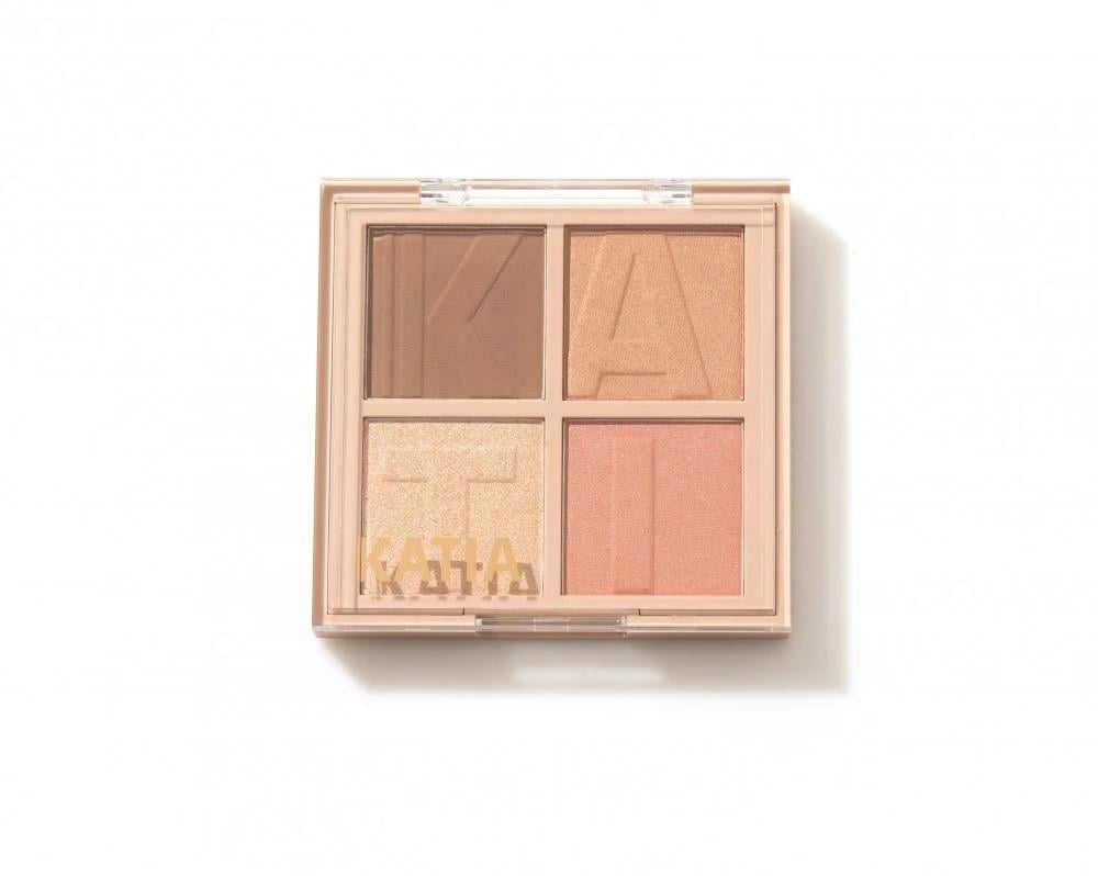 Katia Blush Palette Bronze & Highlighter