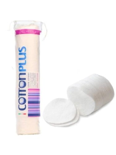 قطن تجميل ايطالي ١٢٠ حبة Dischetti Cotton Plus