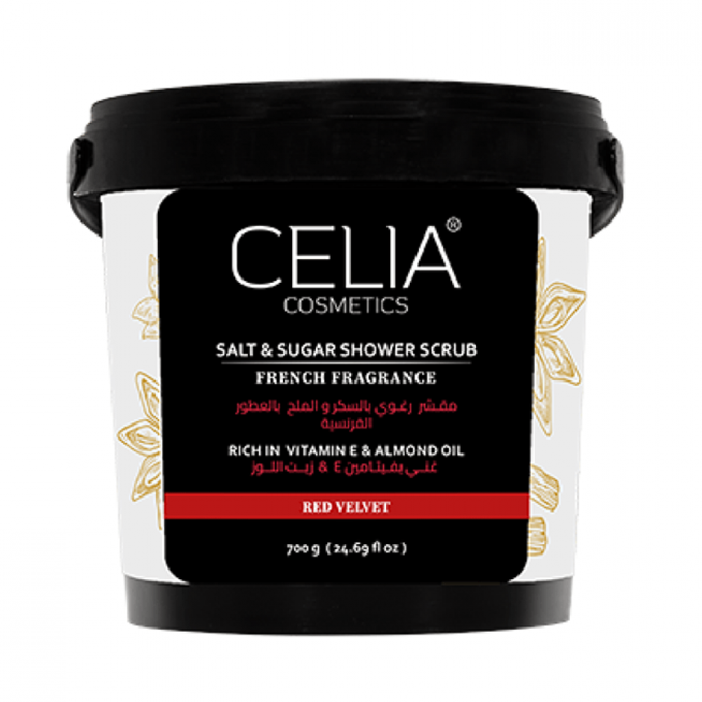 Celia French Fragranced Sugar & Salt Foaming Scrub 700g - ڤانير