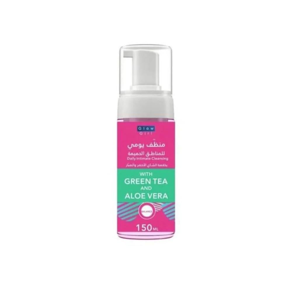 Glow Daily Intimate Cleanser with Green Tea & Aloe Vera 150ml - NEW
