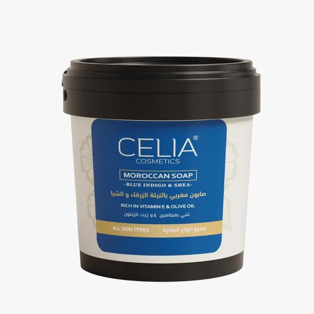 Celia Moroccan soap with blue intention and shea butter 500 grams