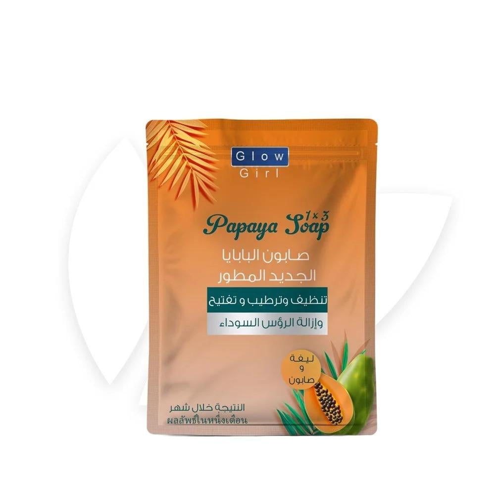 Glo Papaya Face & Body Soap 3*1 100g