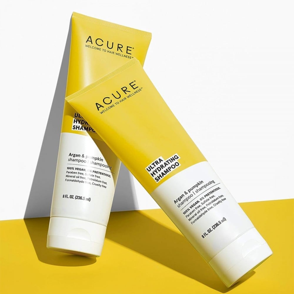 Acure ultra-moisturizing shampoo with argan oil and pumpkin 236ml