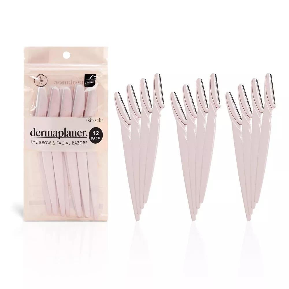 Dermaplaner Facial Razor Blades 12 Blades - Terracotta