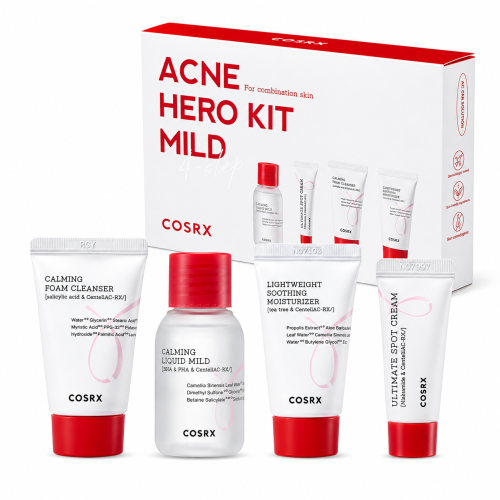 Cosrx four-piece skincare set for severe acne - ڤانير